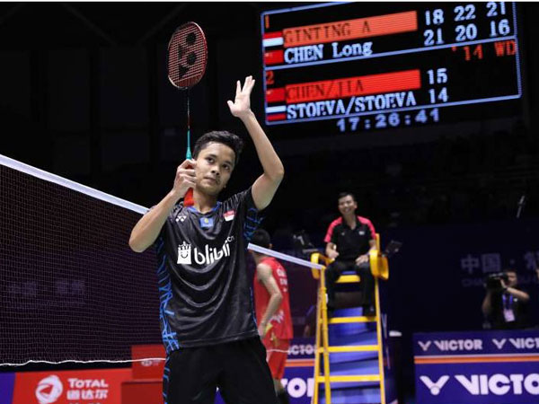 Deretan Pemain Dunia yang Dikalahkan Anthony Ginting hingga Lolos Ke Babak Semifinal China Open 2018