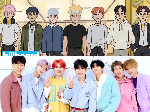 MONSTA X Jadi Bintang Tamu Korea Pertama di Serial 'We Bare Bears'