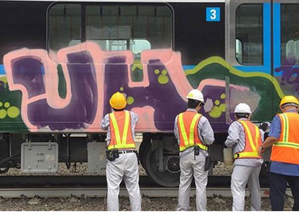 Penyelesaian Kereta MRT Jakarta yang Terkena Aksi Coretan Vandalisme Oknum Tak Bertanggungjawab
