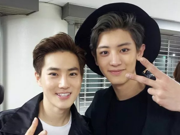 Manisnya Chanyeol Beri Dukungan Untuk Drama Terbaru Suho EXO