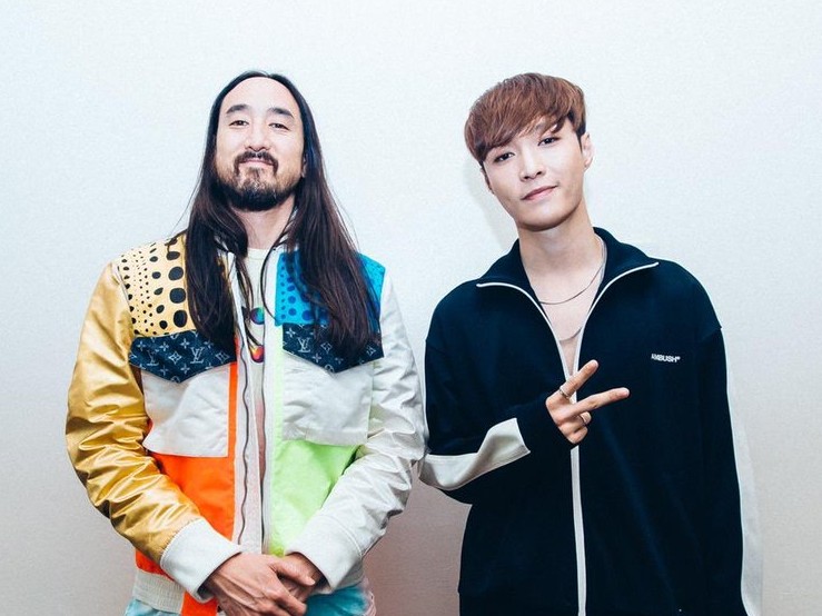 Lay EXO Segera Rilis Lagu Kolaborasi Bareng Steve Aoki dan will.i.am