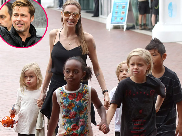 Gara-gara Brad Pitt, Angelina Jolie dan Anak-anaknya Diperiksa Agen FBI