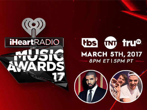 Drake Hingga The Chainsmokers Borong Kategori, Inilah Daftar Nominasi iHeartRadio Music Awards 2017