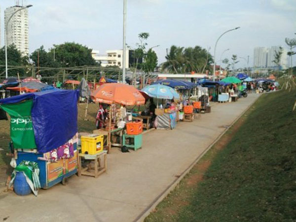 Makin Ramai Hingga Dimasuki PKL, Taman Kalijodo Kini Jadi Kumuh dan Jorok