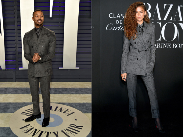 Michael B. Jordan dan Zendaya Pakai Jas 'Kembaran', Who Wore It Better?