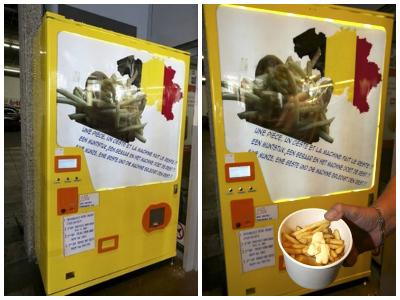 Daebak, Belgia Punya Mesin ATM Kentang Goreng!