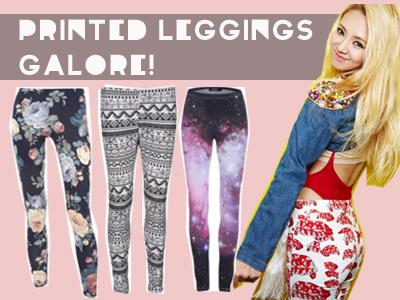 Buat Keren Penampilan dengan Legging Motif