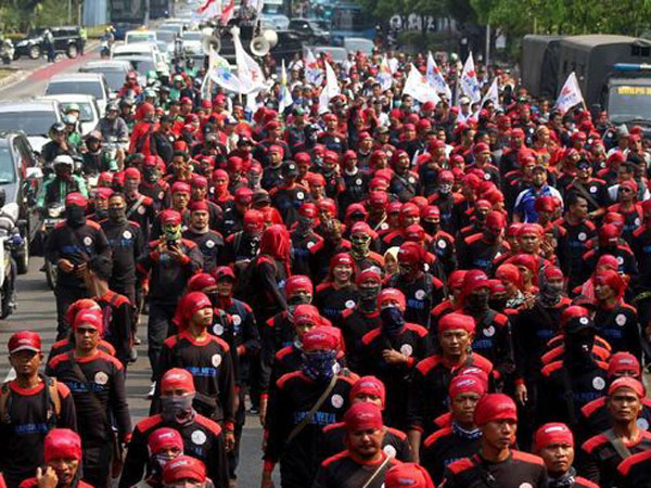 Demo Puluhan Ribu Buruh Siap ke DPR, Yakin Tak Terkait Sikap Politik Mana pun? Ini Tuntutannya