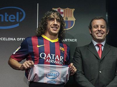 Wah, Ada 'Intel' di Seragam di FC Barcelona!
