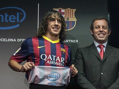 Wah, Ada 'Intel' di Seragam di FC Barcelona!