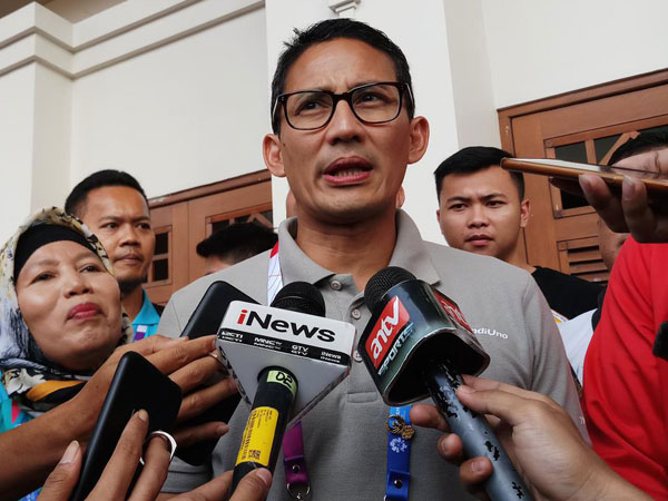 Pesan Sandiaga Plus Program Milenial yang Diusung: Jangan Nyinyir dan Baper