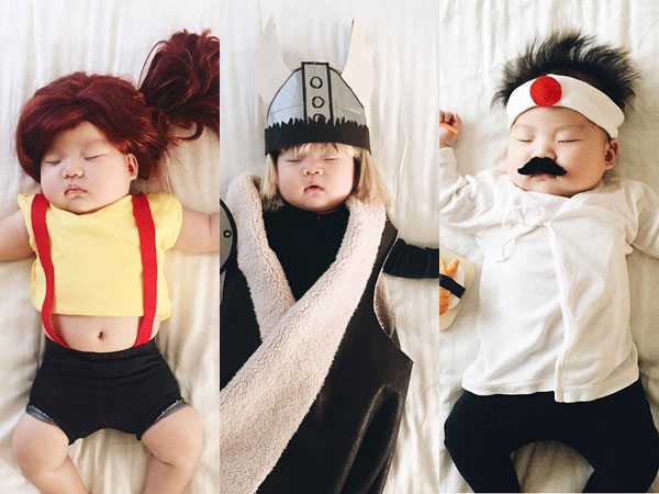 Bak Cosplay, Fotografer Ini 'Sulap' Penampilan Anaknya yang Tengah Tidur