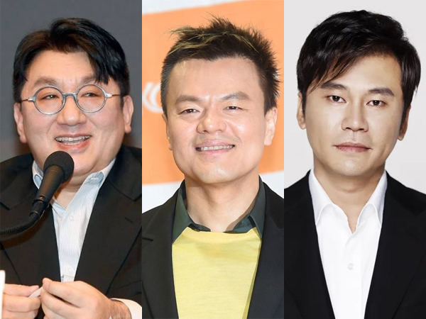 Bang Si Hyuk, Park Jin Young, dan Yang Hyun Suk Masuk Top 10 Pemegang Saham Perusahaan Musik Terkaya