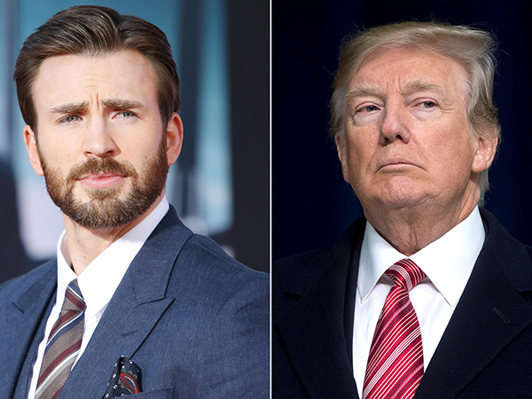 Donald Trump Sebut Jangan Takut Covid-19, Chris Evans Geram