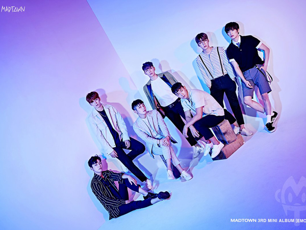 Bernuansa Biru Violet, Intip Foto Teaser Individu Mini Album Terbaru MADTOWN ‘Emotion’!