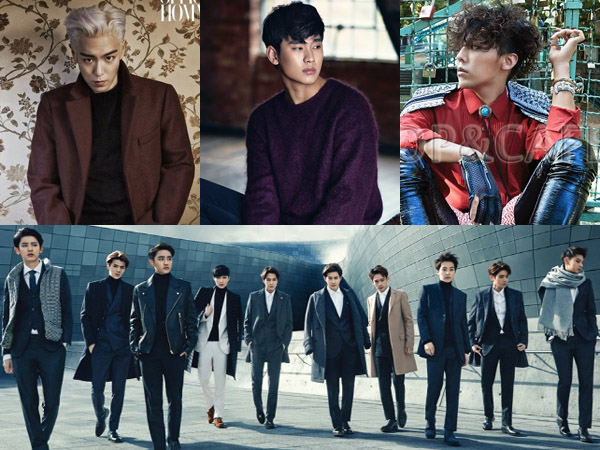 Para Seleb Korea Tampan Ini Siap Hiasi Cover Berbagai Majalah Fashion di Awal 2015!