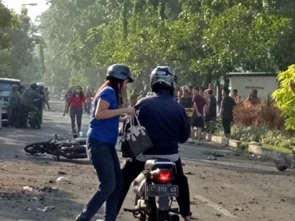 Gereja Santa Maria Terkena Bom Bunuh Diri, Ada Korban Tewas