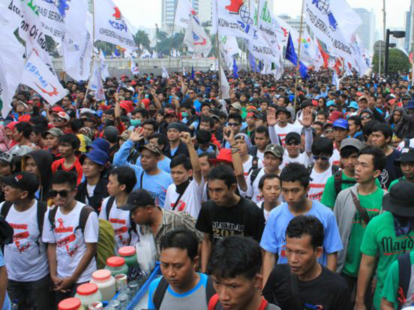 Buruh Siap Demo 1 Mei, Belasan Ribu Personel Dikerahkan Untuk Amankan 'May Day' di Jakarta