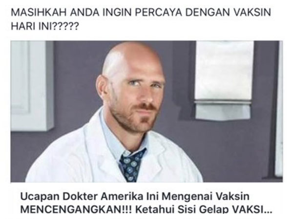 Heboh Dokter Amerika Serikat yang Anti-Vaksin Ternyata Bintang Porno!