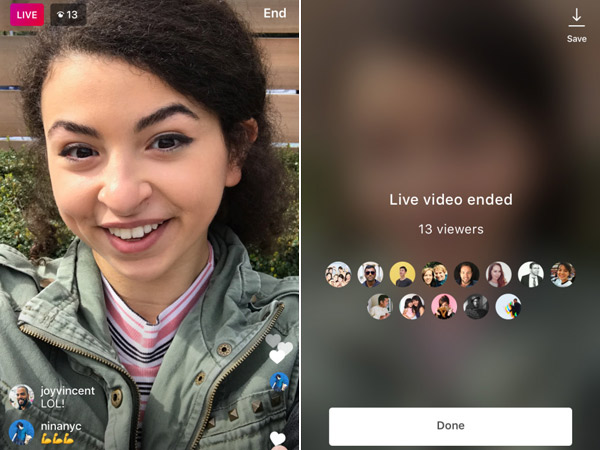 Pengguna Instagram Kini Bisa Simpan Video 'Live' Setelah Siaran