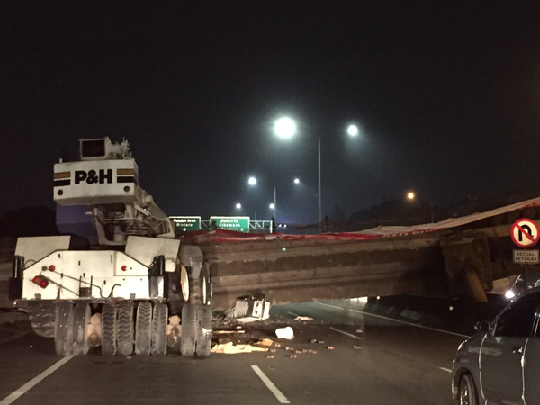 Jembatan Tol Jorr BSD Roboh, Inilah Jalur yang Harus Dihindari