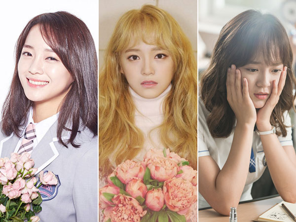 IOI, gugudan, Hingga 'School 2017', Jalan Berbunga yang Ditapaki Kim Sejeong