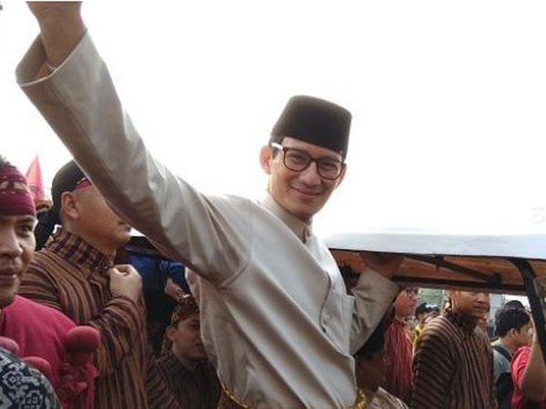 Cerita Sandiaga Uno yang Kebingungan Cari SBY di Pawai Kampanye Damai