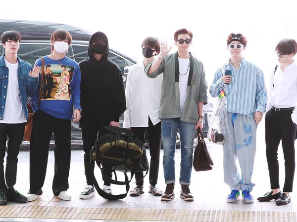 Gaya Airport Fashion BTS Menuju LA, Casual yet Stylish!