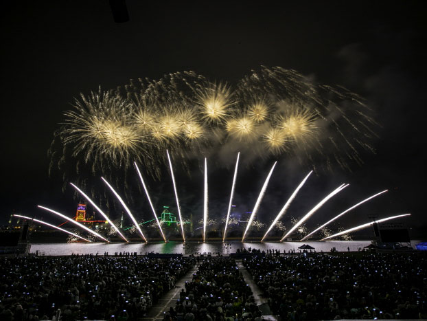 Kota Cahaya dan Api Di Korea Selatan? Ada di Pohang International Fireworks Festival