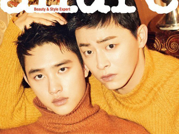 D.O EXO dan Jo Jung Suk Tunjukkan Chemistry Bromancenya di Pemotretan Allure