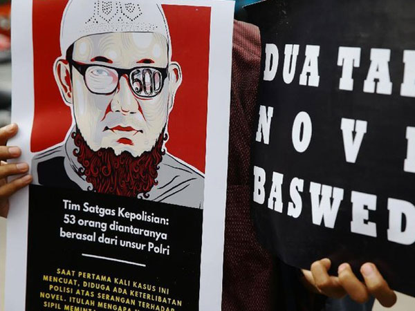 Ini 6 Kasus 'High Profile' yang Diduga Sebabkan Penyiraman Air Keras Novel Baswedan