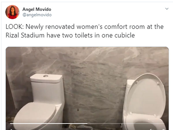 Riuh Viralnya Penampakan Toilet Dua Kloset Satu Bilik di Gelaran Sea Games 2019