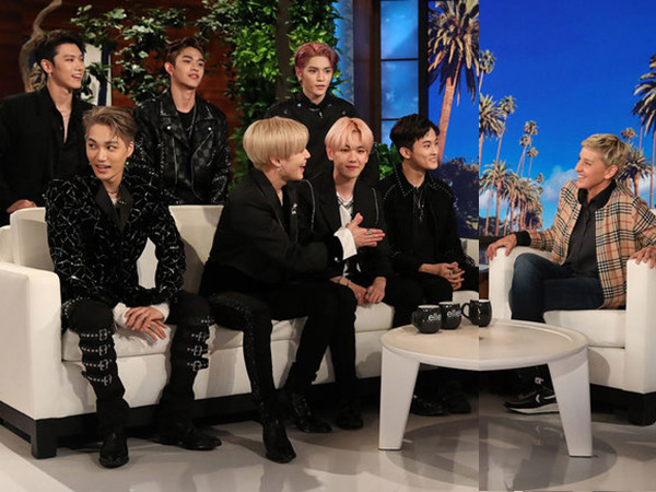 Intip Keseruan SuperM di 'the Ellen Show': Pilih Nama Fandom Hingga Ngaku Masih Jomblo