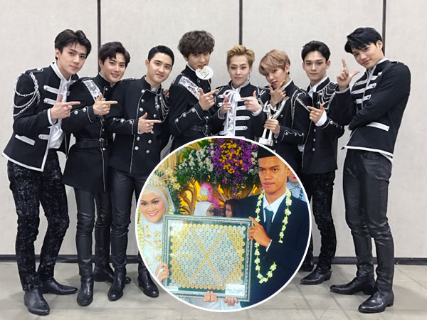 Gunakan Lambang EXO Sebagai Mahar Pernikahan, Pasangan Ini Hebohkan Netizen