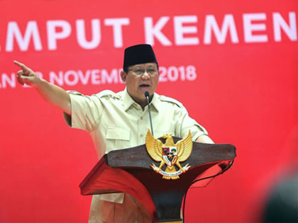 Lagi, Prabowo Tegas Berjanji Akan Jemput Habib Rizieq Pakai Pesawat Pribadi