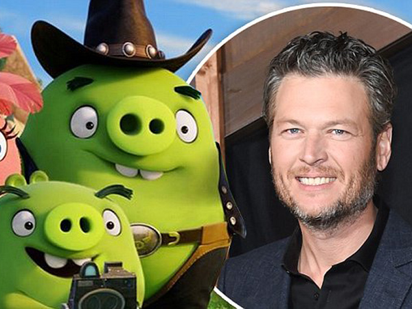 Juri The Voice Blake Shelton Ikut Sumbang Suara di ‘Angry Birds The Movie’