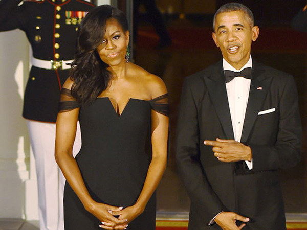 Anggunnya Michelle Obama Saat Kenakan Gaun Mermaid di Event 'White House State Dinner'