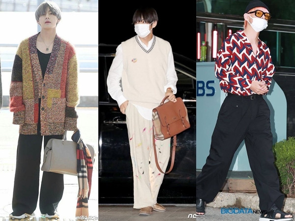 5 Gaya V BTS dengan Celana Baggy yang Stylish