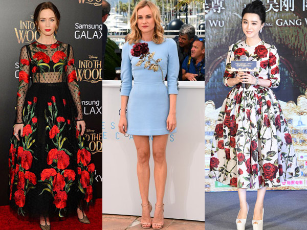 Floral Dress Dolce & Gabbana Ini Jadi Favorit Para Seleb Hollywood di Musim Panas