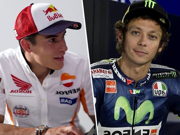 Marc Marquez Tuduh Valentino Rossi Gunakan Awak Media untuk Menyerang Dirinya