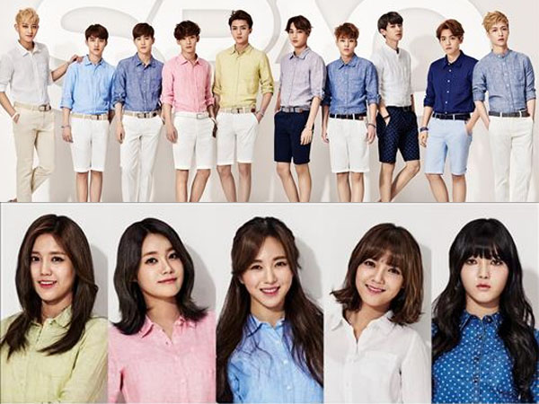 EXO dan AOA Terpilih Sebagai Wajah Baru Brand SPAO