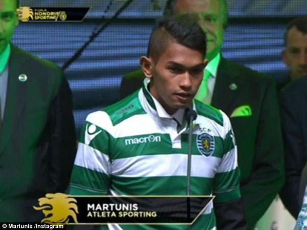 Martunis Anak Angkat Cristiano Ronaldo Resmi Gabung ke Sporting Lisbon