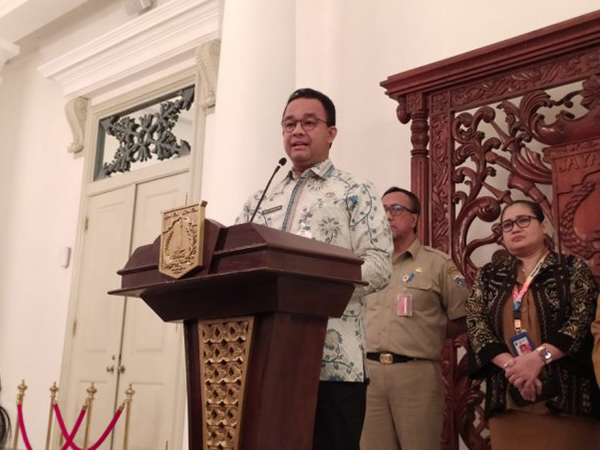 Indonesia Positif Corona, Anies Baswedan Hentikan Izin Keramaian