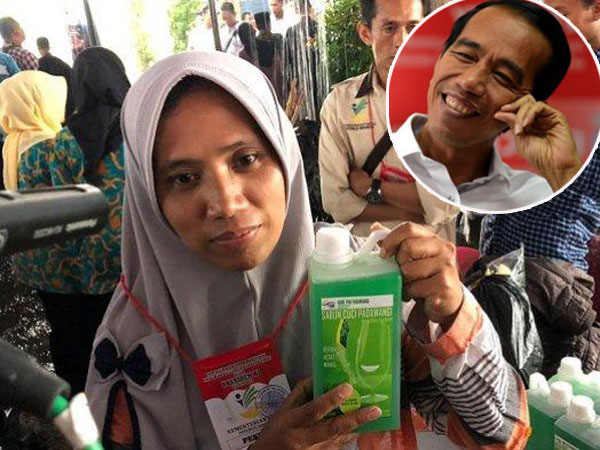 Komentar Pedagang Sabun yang Diborong Jokowi hingga 2 Miliar