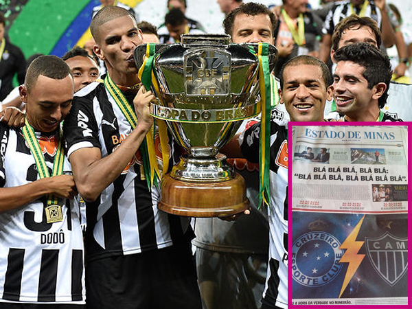 Hanya Ingin Fokus ke Final Piala Brasil, Isi Koran Ini Bertuliskan 'Bla Bla Bla'!