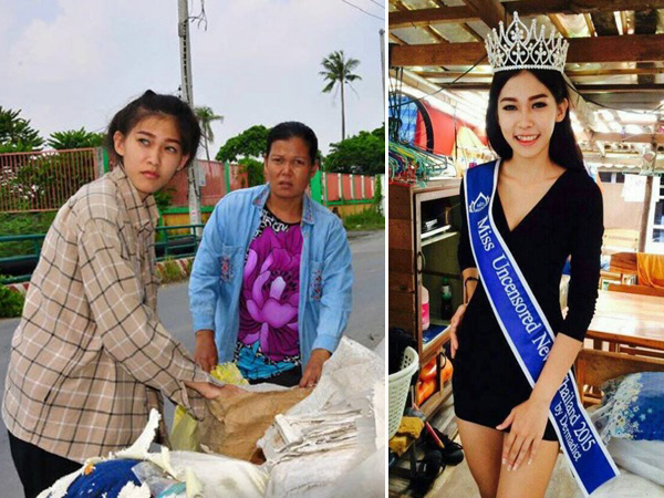 Gadis Pemulung Ini Sabet Gelar Juara di Kontes Kecantikan Thailand!