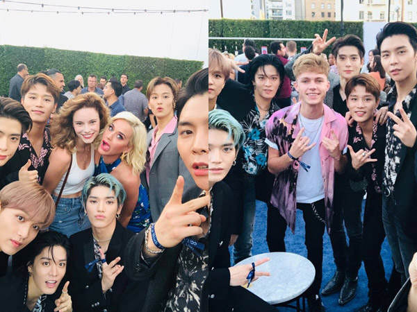 NCT 127 Akrab Pesta Bareng Rekan Satu Label Musik, HRVY hingga Katy Perry