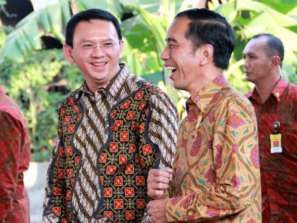 Ramai Foto Pesan Ahok Dukung 'Jokowi Dua Periode' untuk Pembesuk Misterius