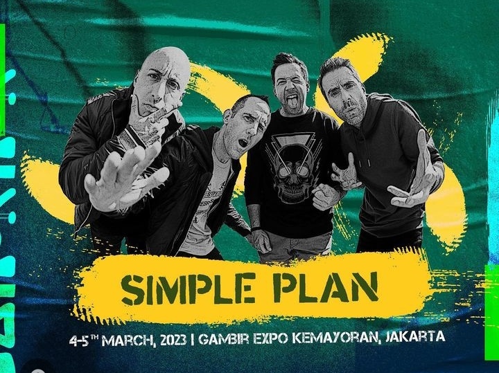 Simple Plan Bakal Konser di Indonesia Tahun 2023