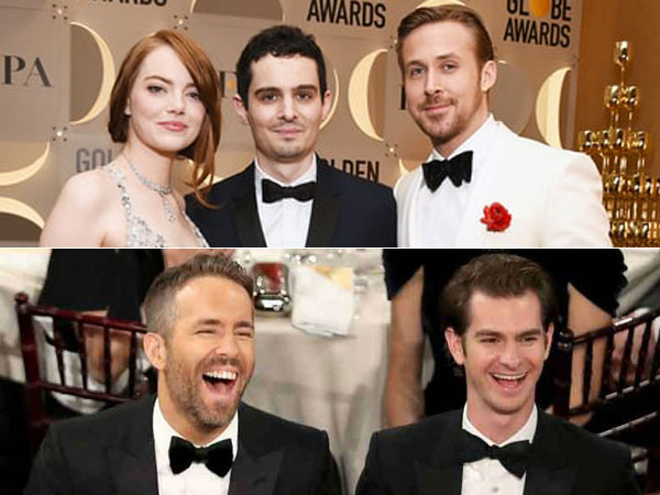 Rebutan Peluk Hingga Ciuman Seru Warnai 'Awkward Moment' Golden Globe 2017